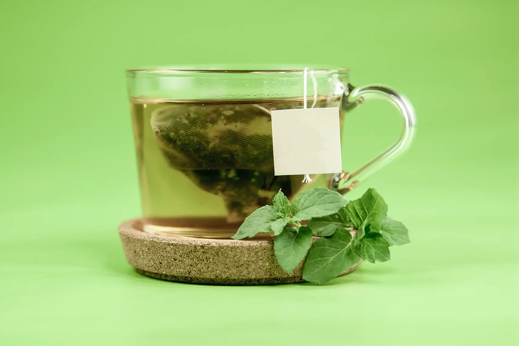 plantas medicinales té verde taza